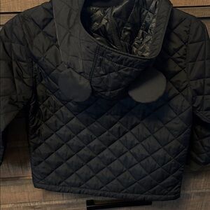 GAP Disney Mickey Mouse Kids Black Quilted Puffer Jacket